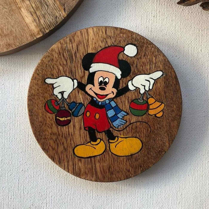 Handpainted Wooden Christmas Tree Ornament