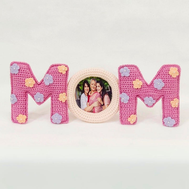 Handmade Crochet Photo Frame for Mothers