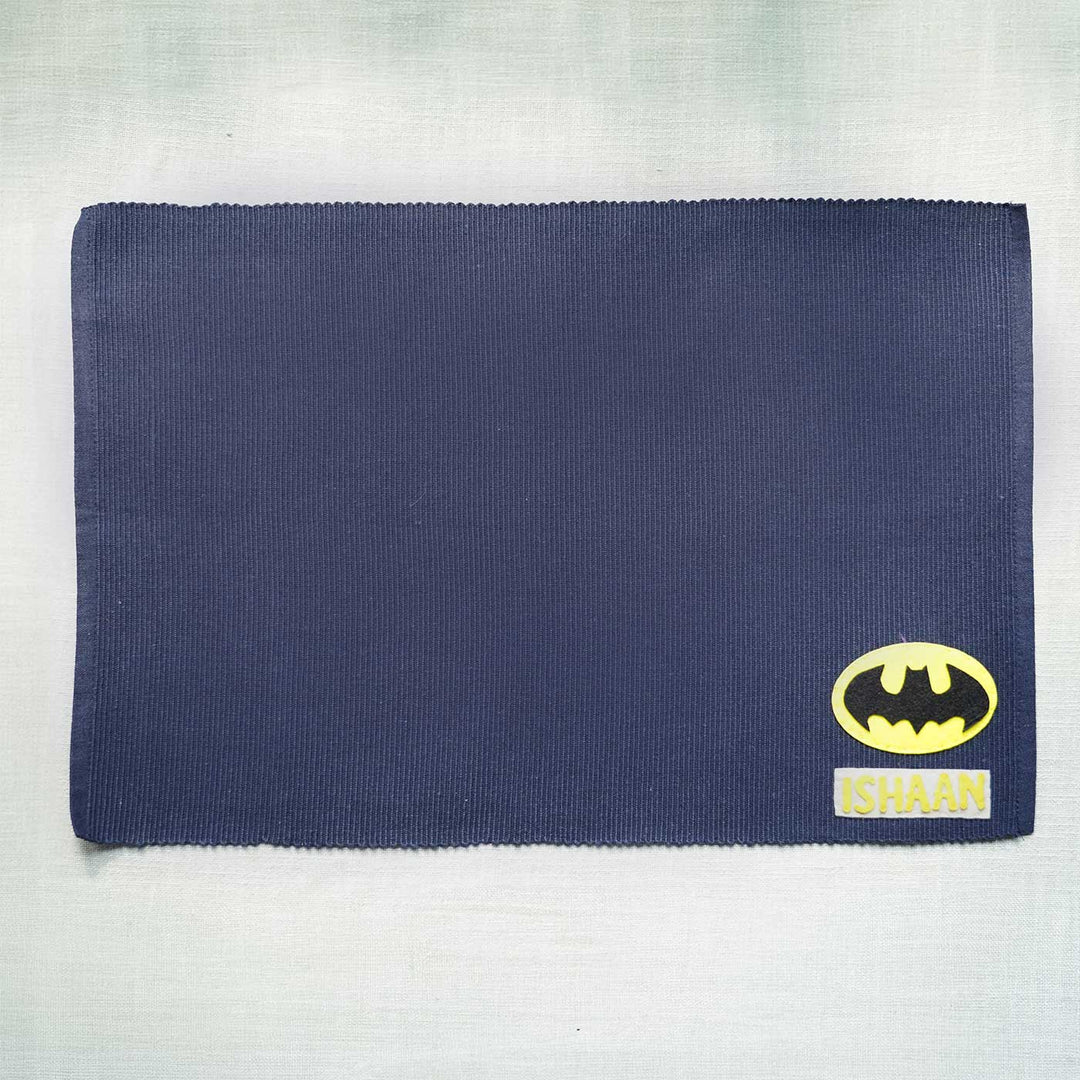 Personalized Handmade Batman Table Mat For Kids