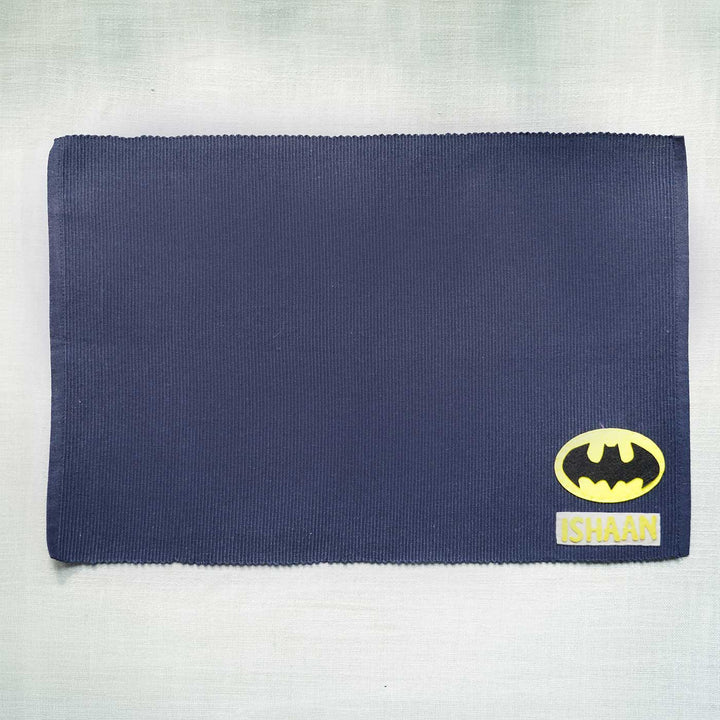 Personalized Handmade Batman Table Mat For Kids