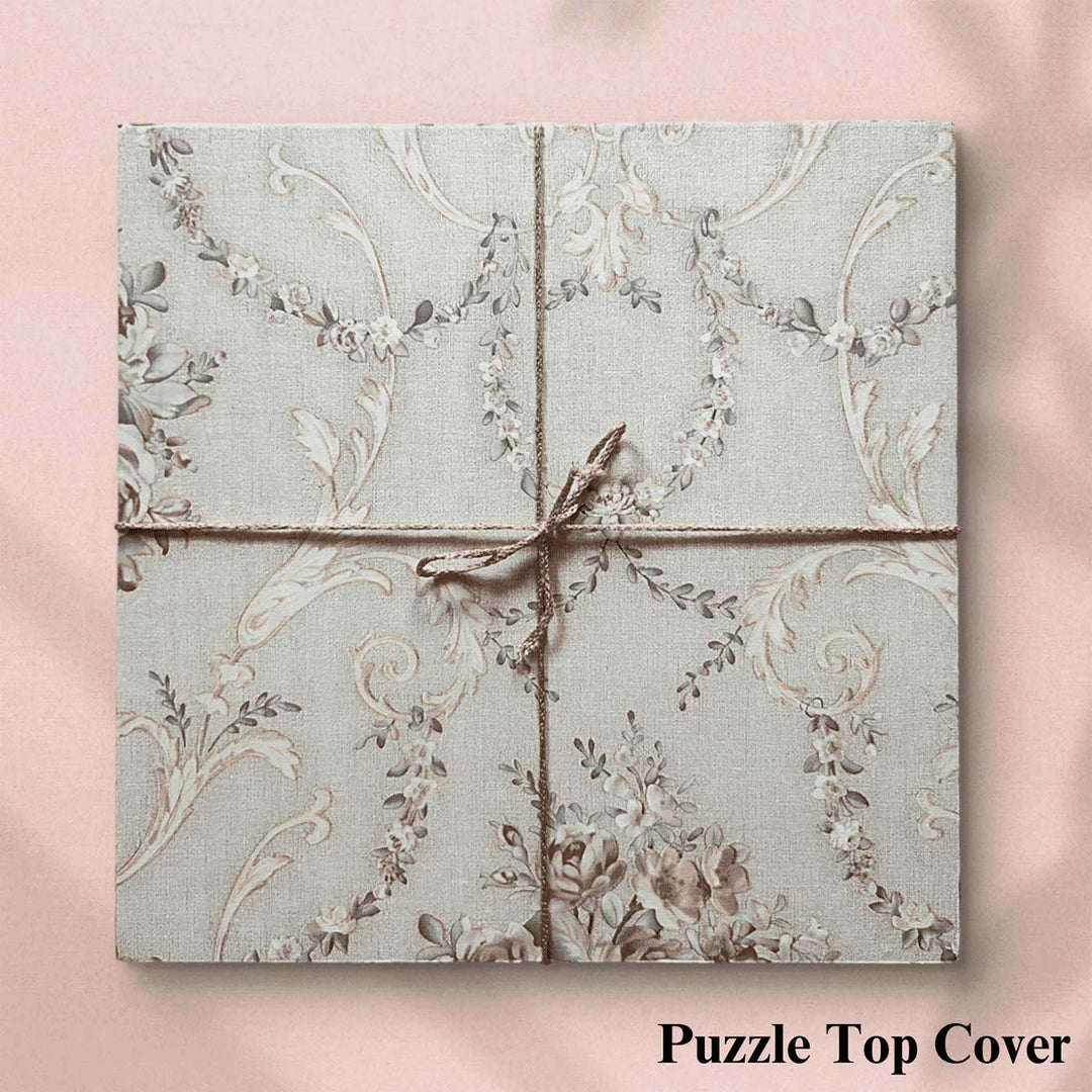 Photo Personalized Floral Fantasy MDF Wood Puzzle