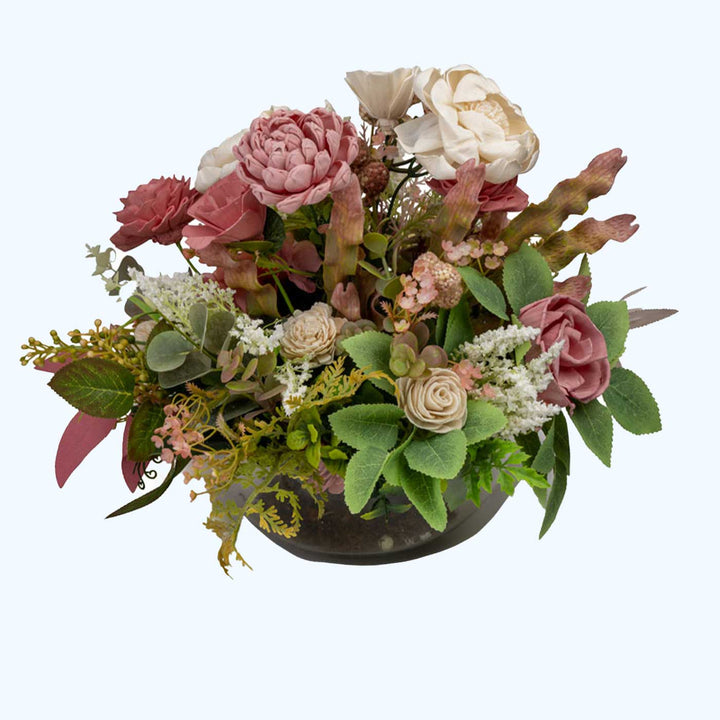 Handmade Delicate Charm Shola Flower Centerpiece