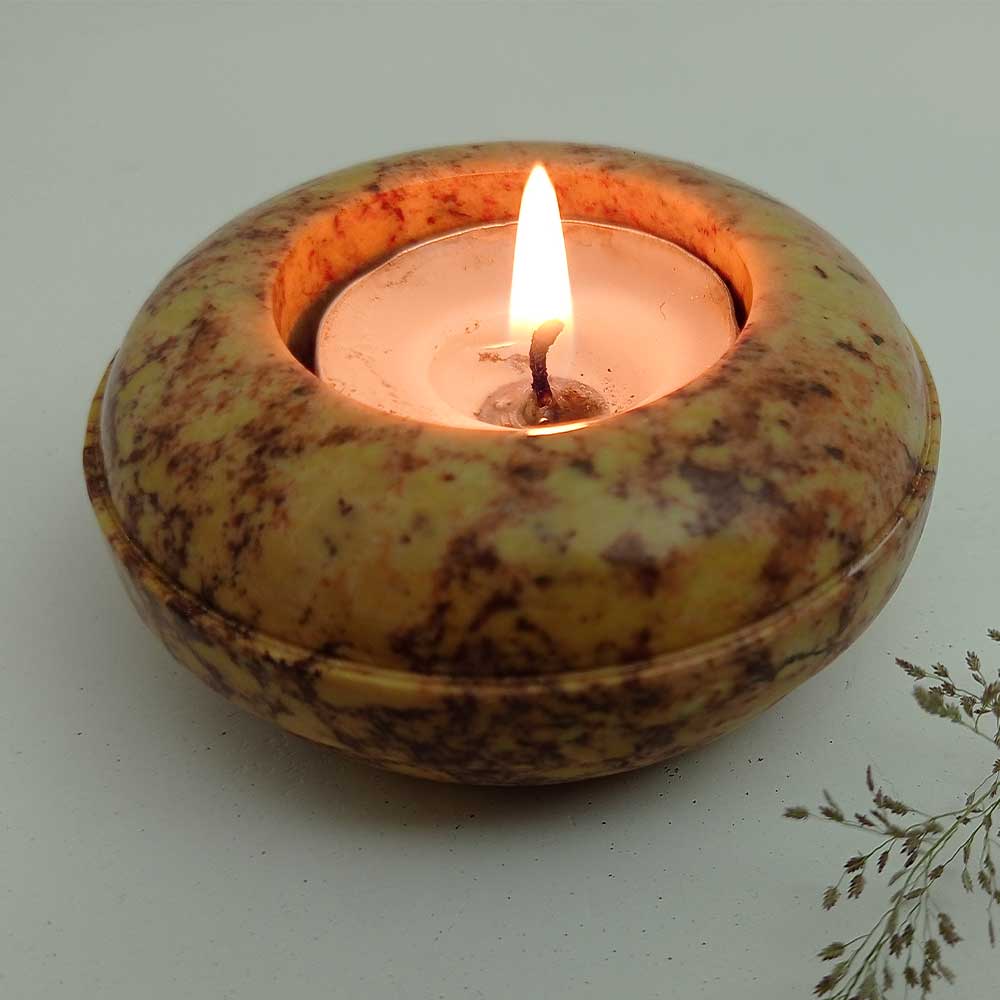 Handmade Multicolour Hita Unique Candle Holder | Set of 4