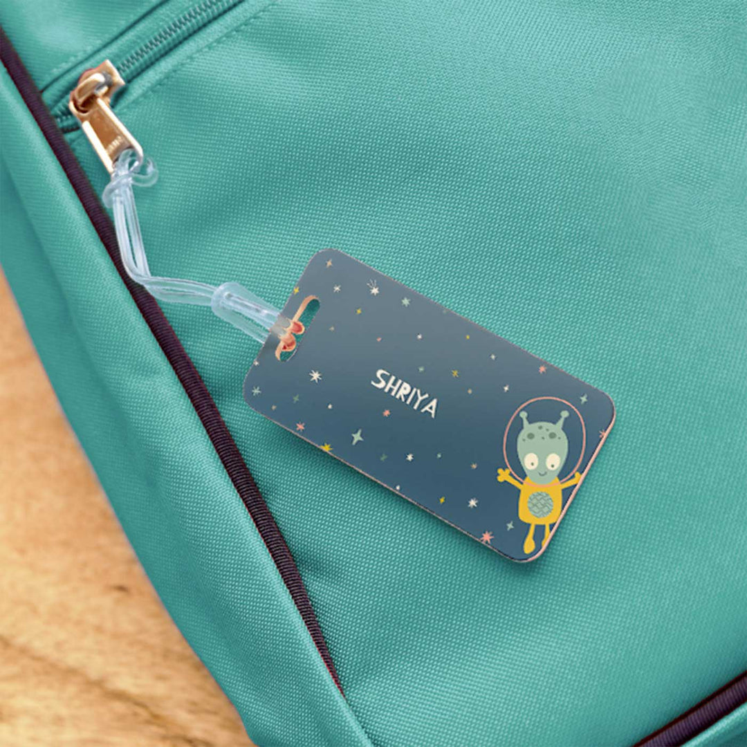 Personalized Space Explorer Theme Bag Tag