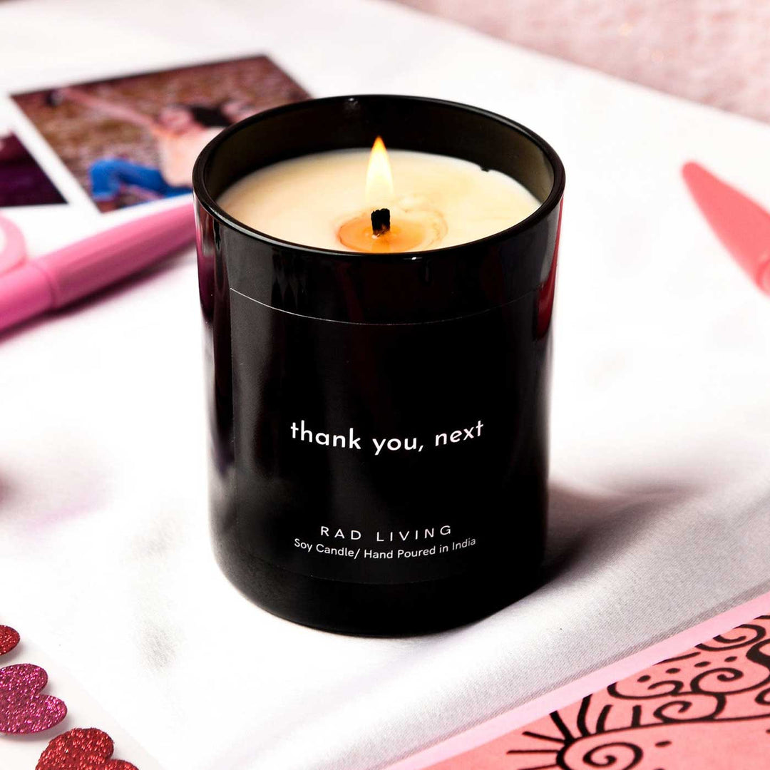 Hand Poured Thank You & Next Soy Wax Candle