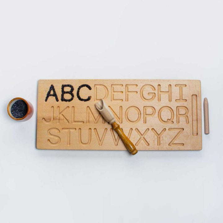 Wooden Alphabet Tracing Board For Kids