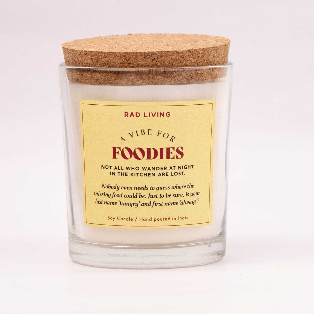 Hand Poured Foodies- Foodgasm Scented Soy Wax Candle