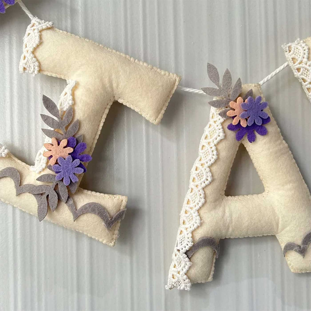 Personalized Felt Fairy Felt Bunting / Garland For Kids