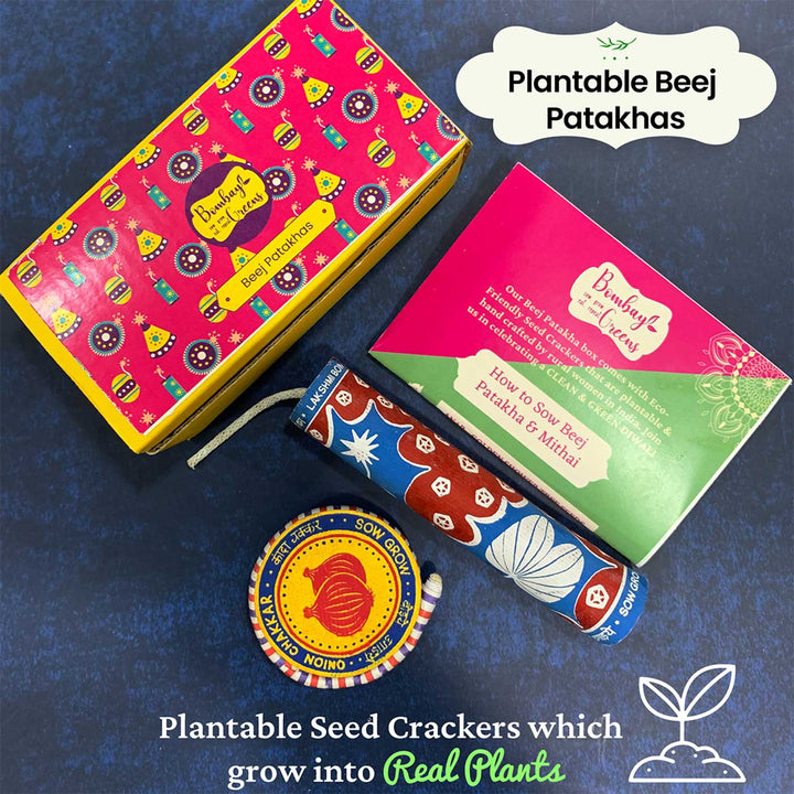 Handmade Diwali - Plantable Seed Cracker Gift Hamper