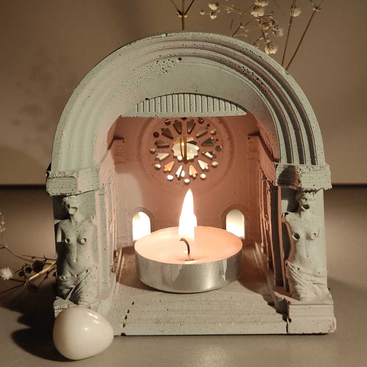 Handmade Classic Roman Dome Candle Holder