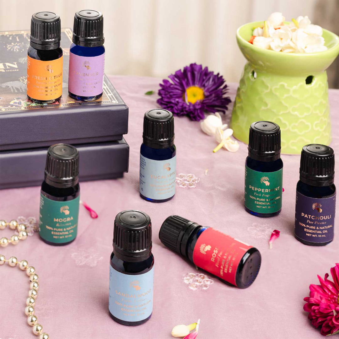 Handmade Jashn Essential Oils Gift Set | Set Of 8