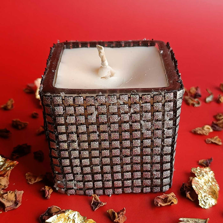 Sitara Soy Bakhoor Rose Pearls Jar Wax Candle