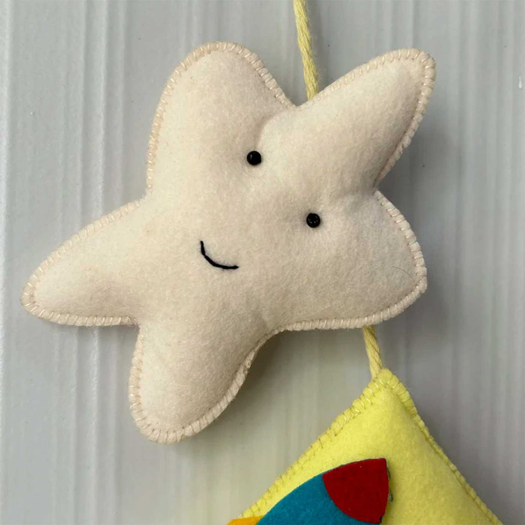 Personalized Outer Space - Boy Felt Bunting / Garland For Kids