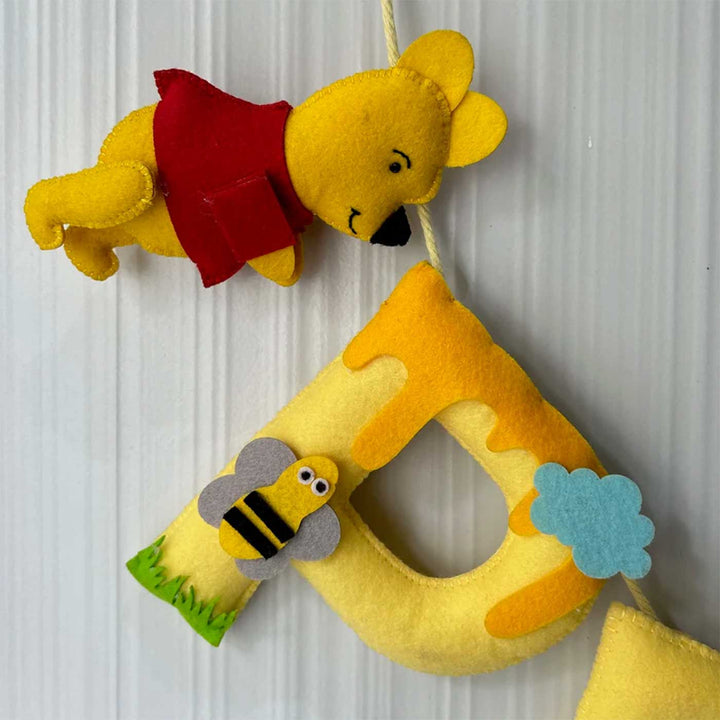 Personalized Pooh & Pals Felt Bunting / Garland For Kids