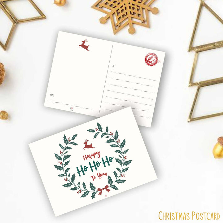 Holiday Wishes Postcards | Secret Santa Gift Ideas | Set Of 7