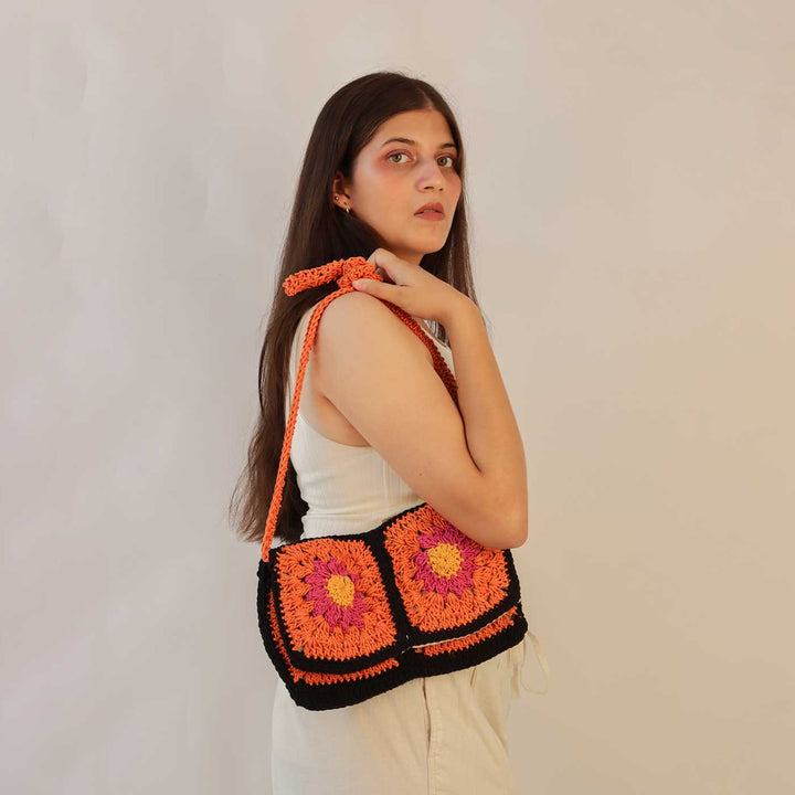 Handmade Crochet Bohocrochet Sling Bag