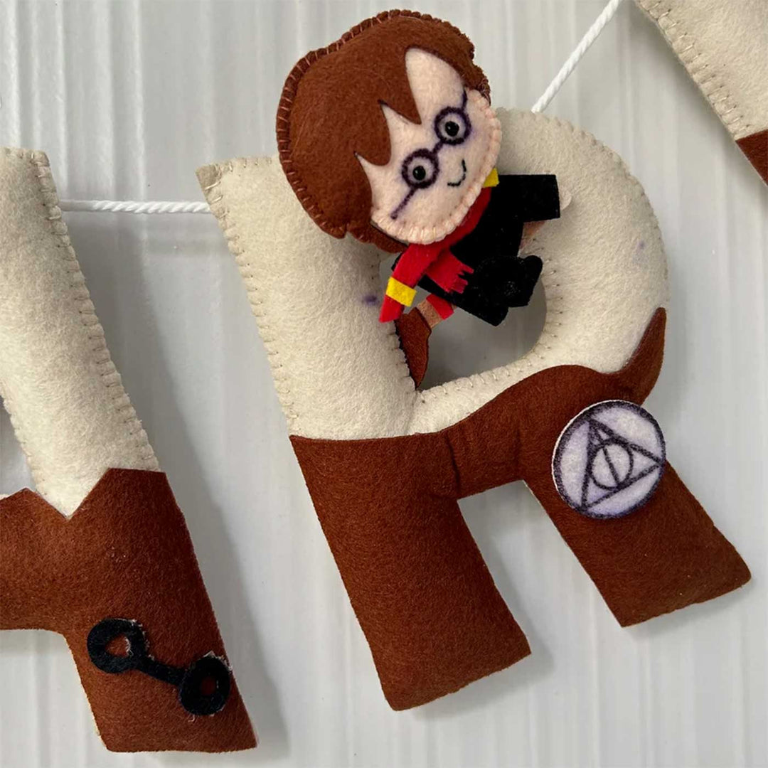 Personalized Hogwarts Hues Bunting Garland Felt Bunting / Garland For Kids