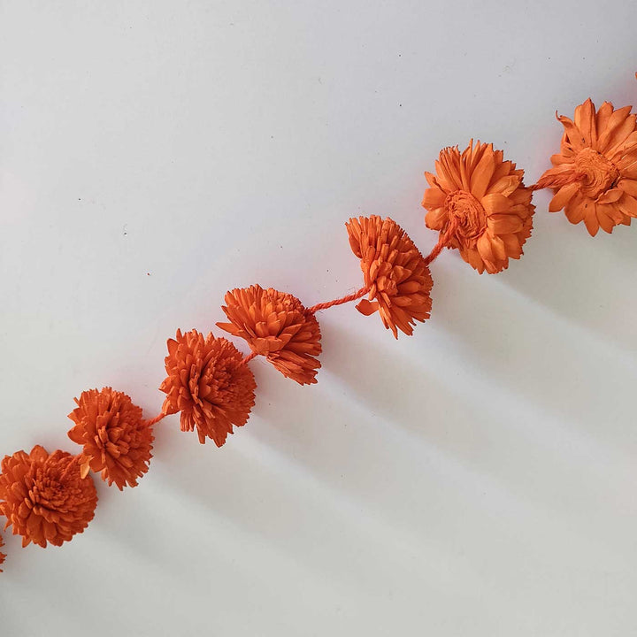 Handmade Orange Monotone Decorative Ladi Hangings