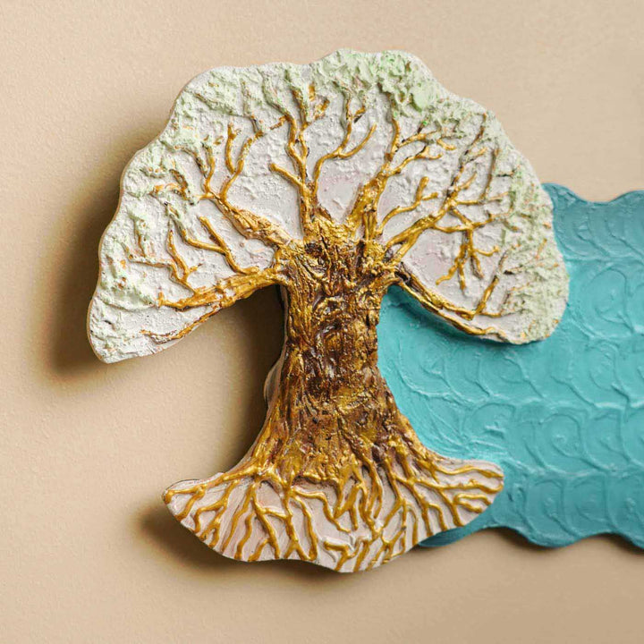 Personalized Tree Of Life Theme Mdf Wood Name Plate