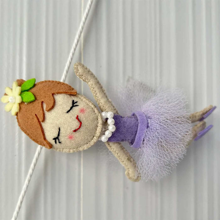 Personalized Ballerina Felt Bunting / Garland For Kids