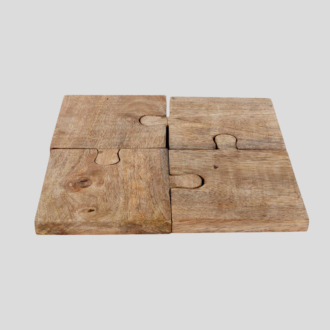 Handmade Mangowood Puzzle Platter