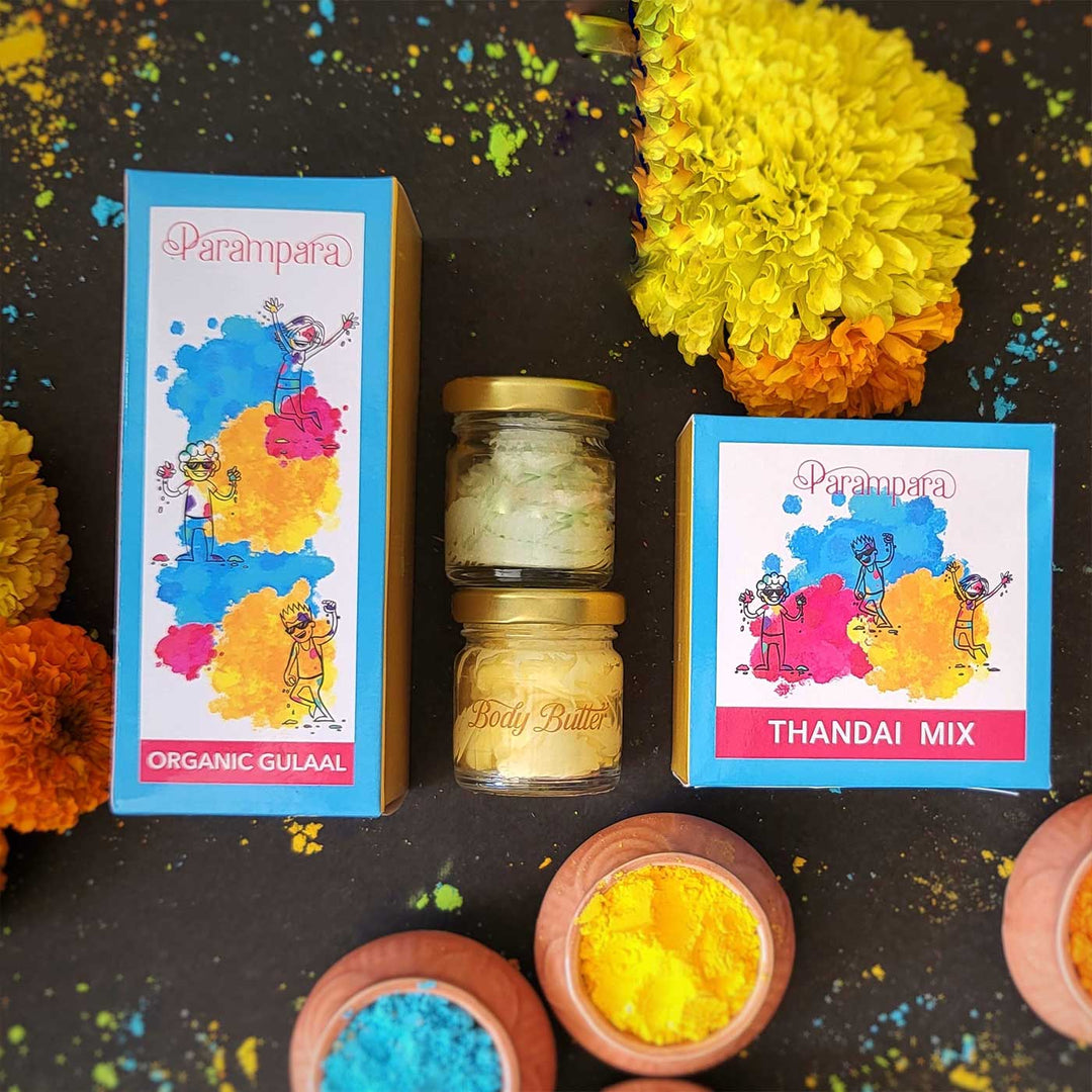 Organic Holi Celebration Premium Gift Set | Set Of 10