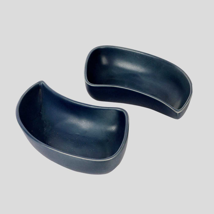 Handmade Cashew Shaped Ceramic Platter | Set Of 2