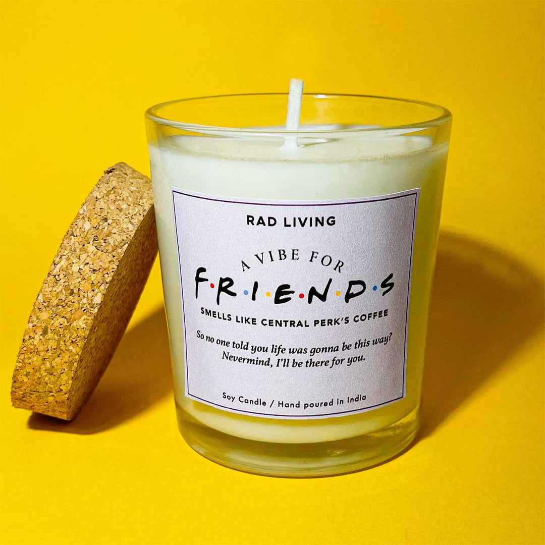 Hand Poured F.R.I.E.N.D.S Central Perk'S Coffee Scented Soy Wax Candle