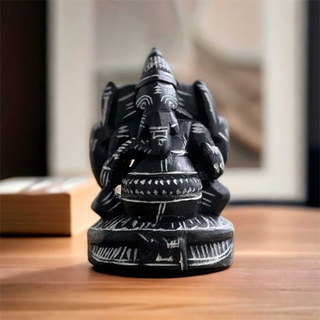 Handmade Lord Ganesha Soapstone Idol