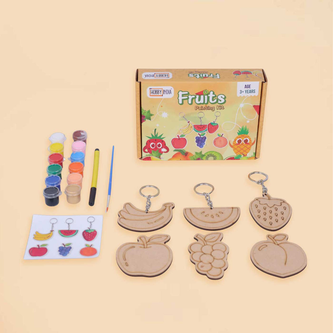 Pre Marked Fruits Paintings MDF Wood DIY Kit