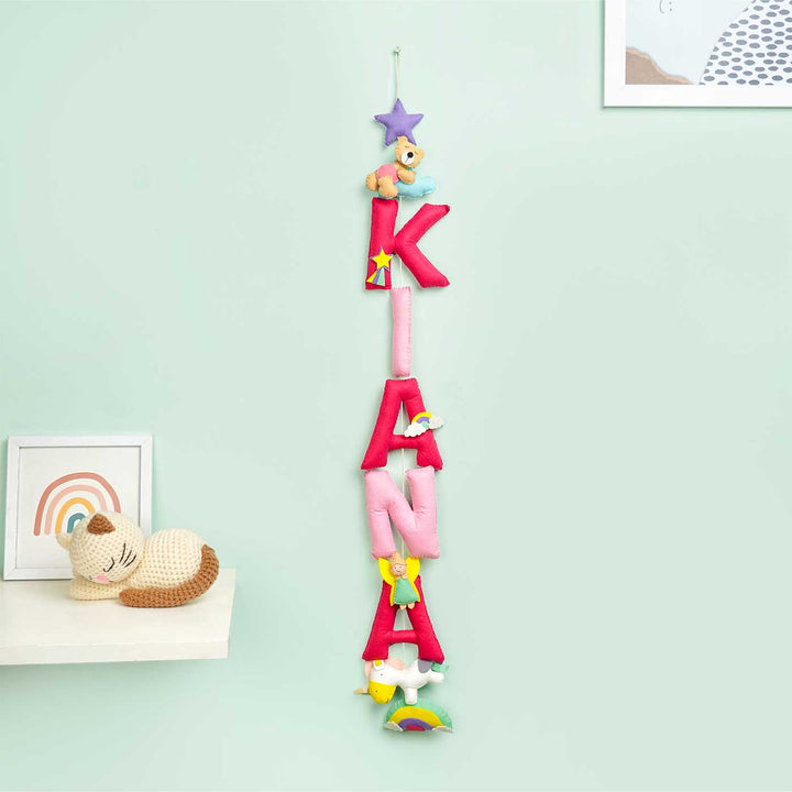 Handcrafted Personalized Unicorn Themed Bunting For Kids