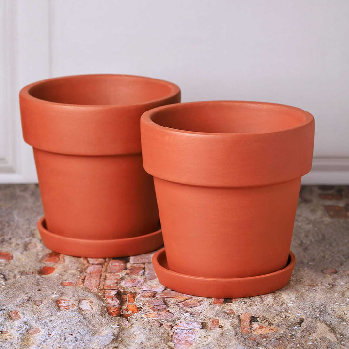 Handmade Large 7 Inch Gamala Planter Terracotta Planter Pot