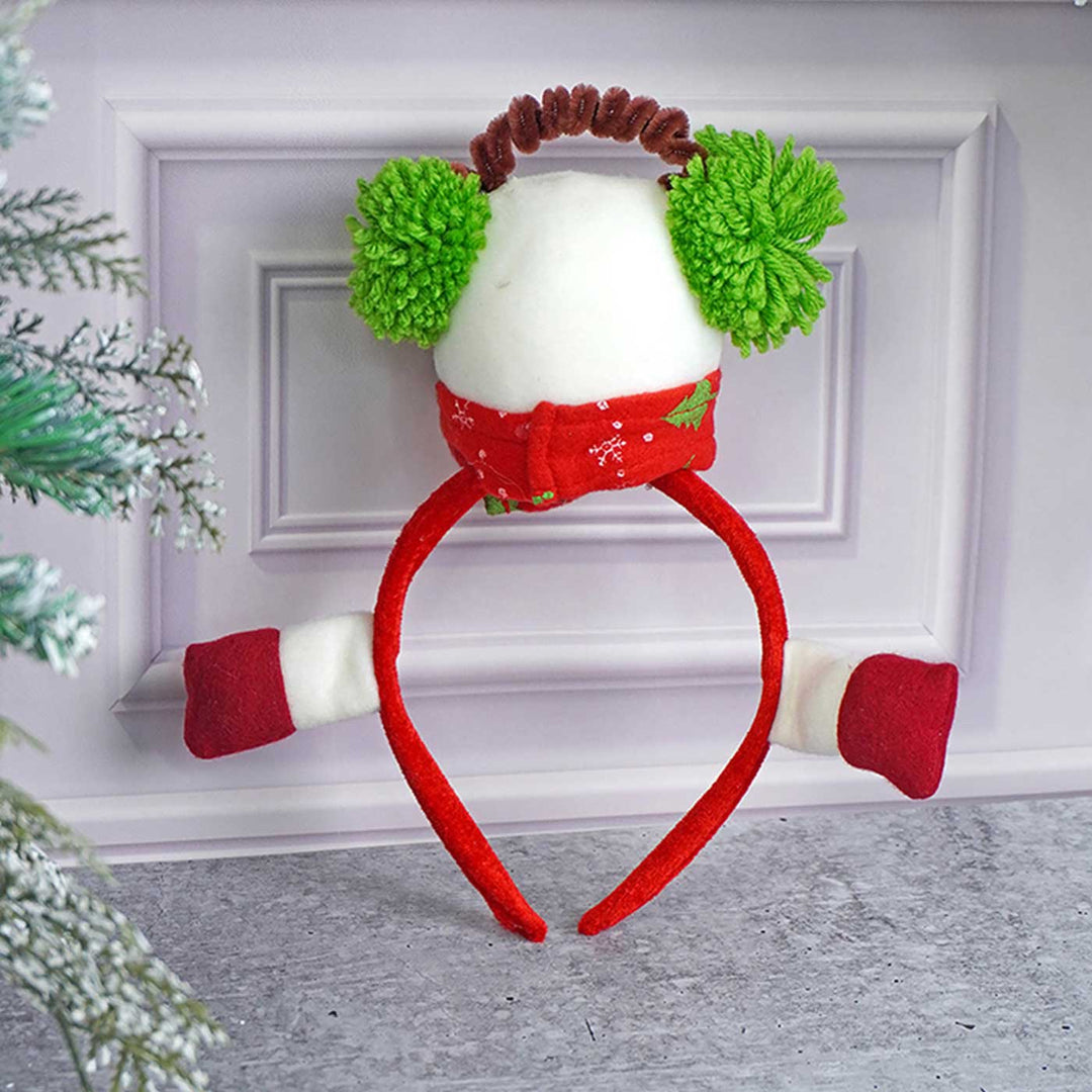 3D Snowman Theme Kids Hairband | Secret Santa Gift Ideas