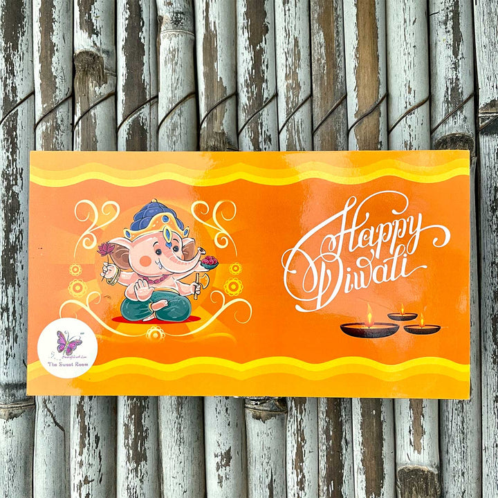 Handmade Diwali Chocolates Ganeshji Design Gift Hamper | Set of 28