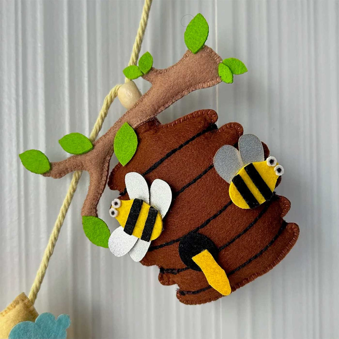 Personalized Bumble Bee Felt Bunting / Garland For Kids