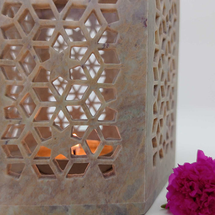 Handmade Monifa Lattice Craft Soapstone Aroma Diffuser