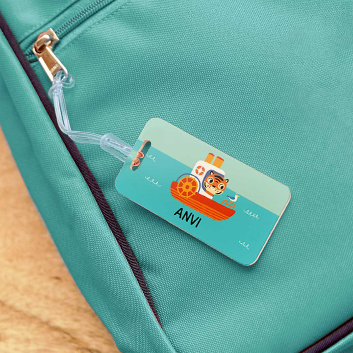 Personalized Let'S Travel Theme Bag Tag