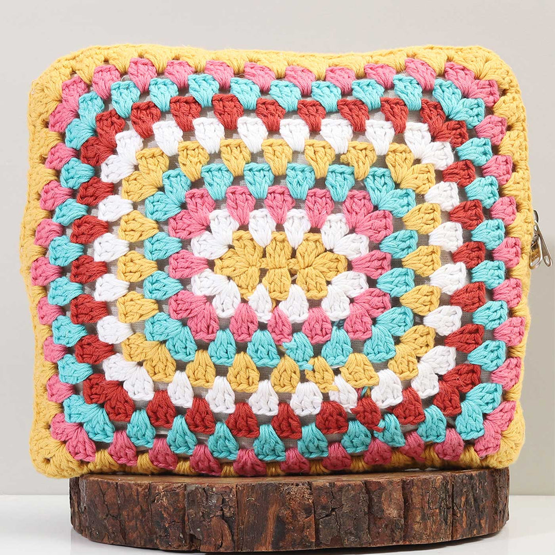 Handmade Crochet Multicolour Ipad Sleeve