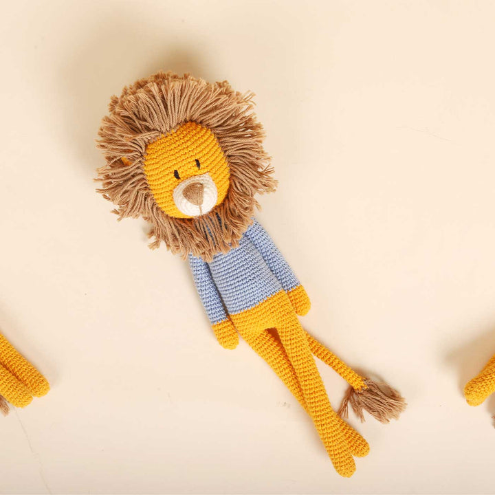 Crochet Leo The Lion Toy For Kids