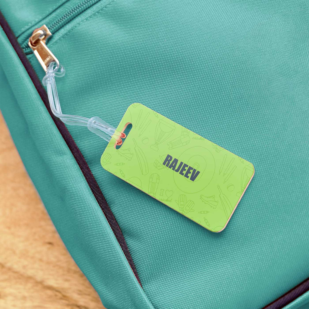 Personalized Cricket Buzz Theme Bag Tag