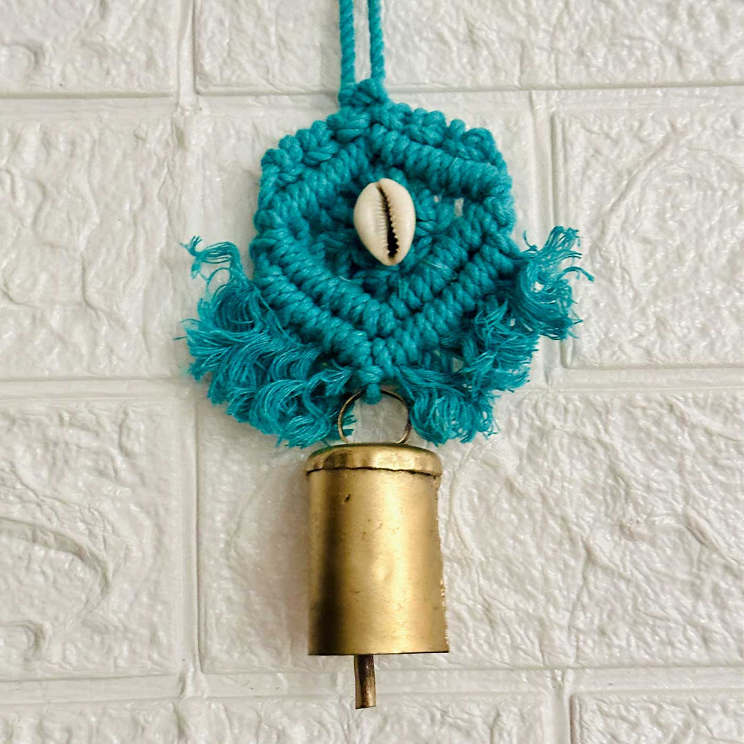 Macrame Bell Hanging With Shell