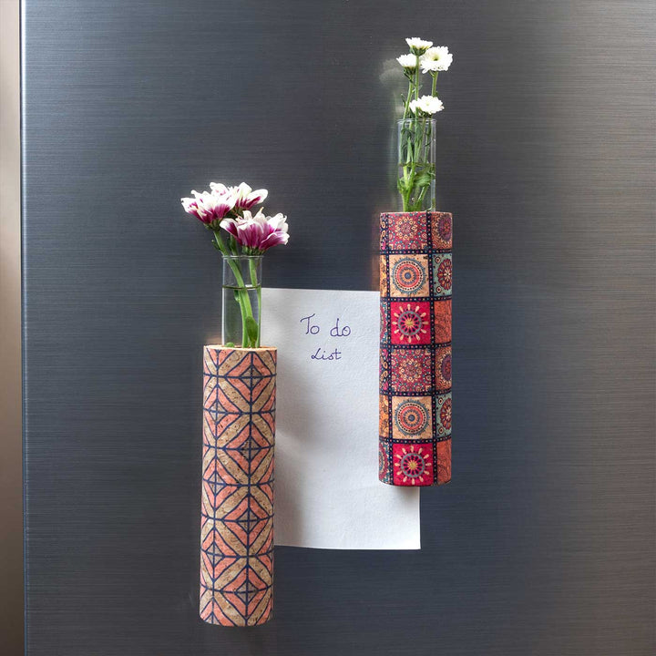 Handmade Classic' Magnetic Test Tube Cork Planter