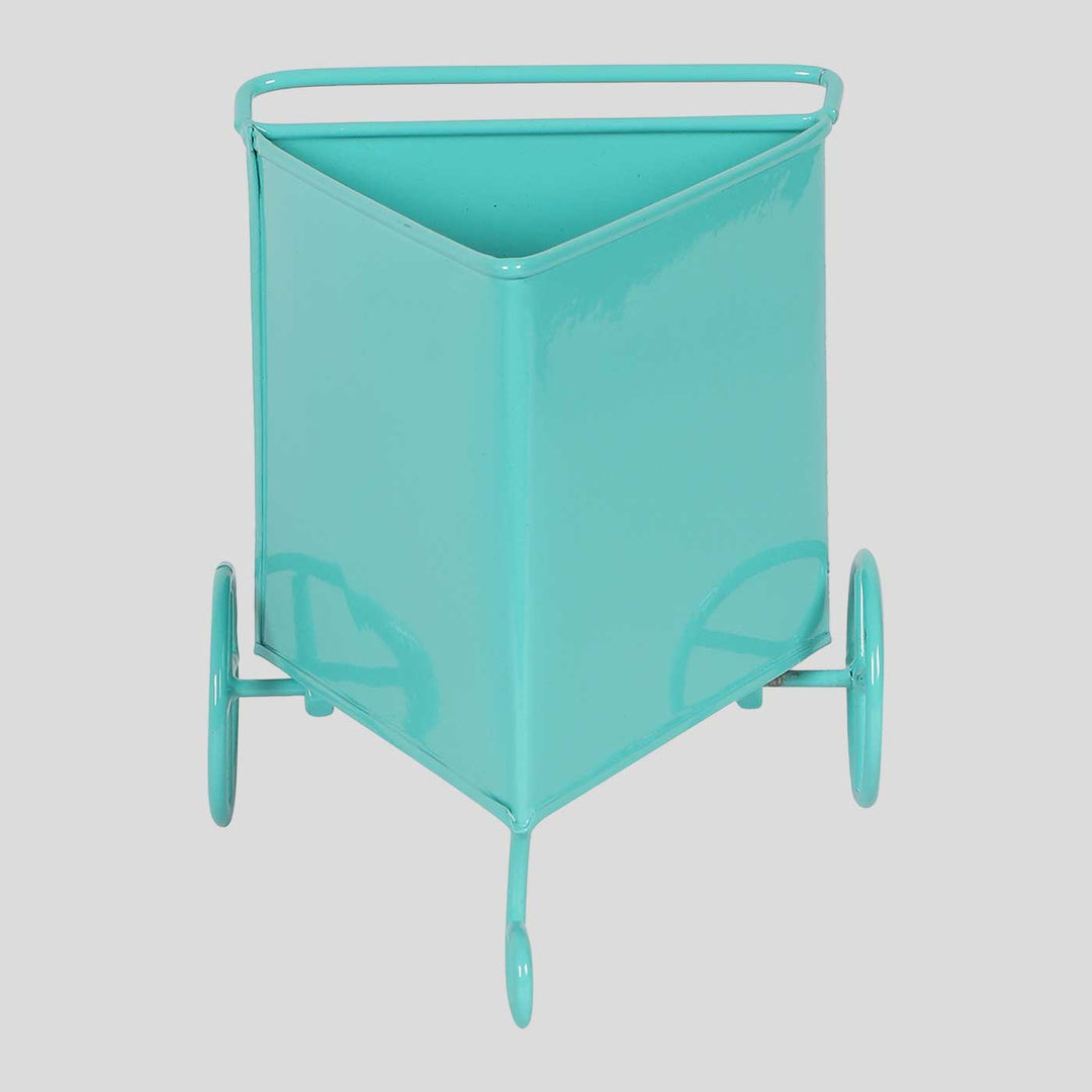 Handmade Green Triangle Shaped Snacks Cart Platter