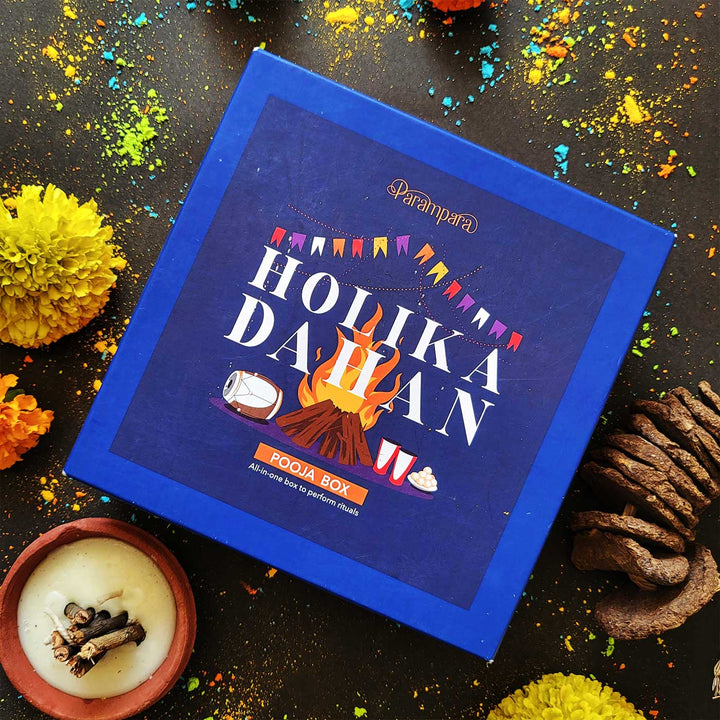 Organic Premium Holika Dahan Pooja Box | Set Of 30