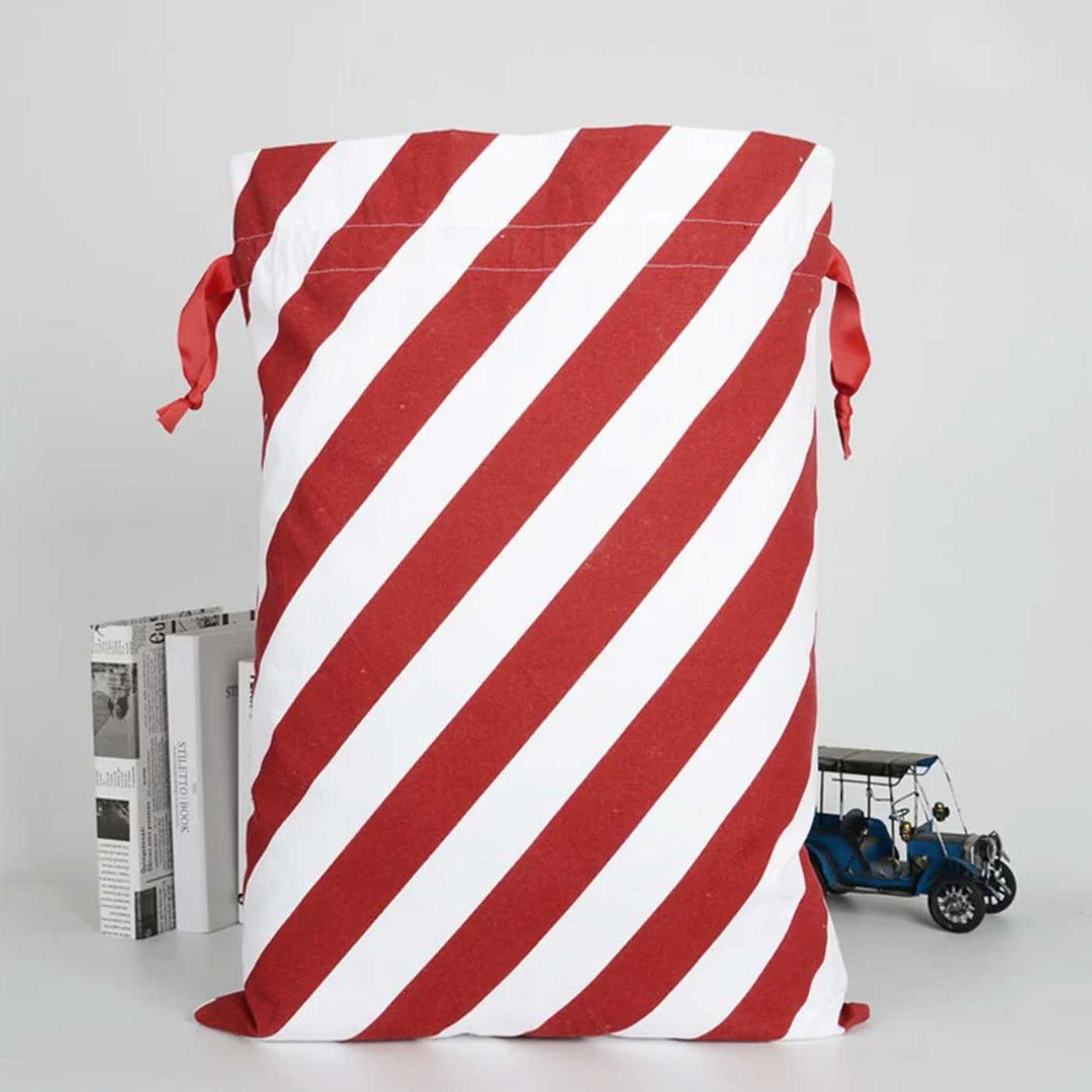 Personalized North Pole Naughty Nice Muslin Gift Sack | Xmas Gifting Ideas