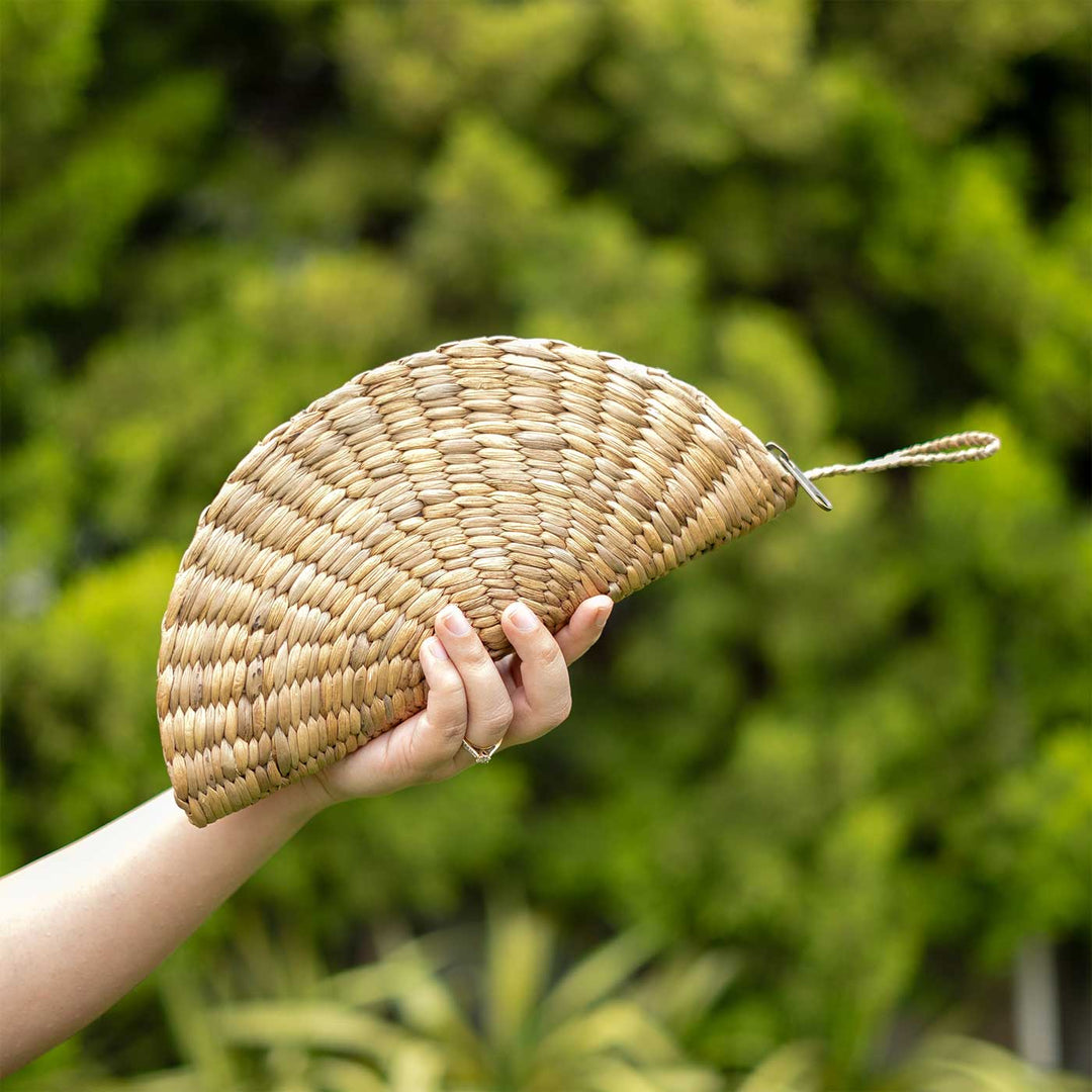 Handmade Natural Water Hyacinth Clutch