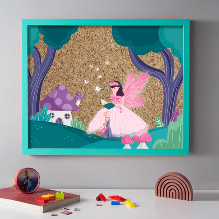 Handmade Enchanted Garden Wooden Pinboard For Kids