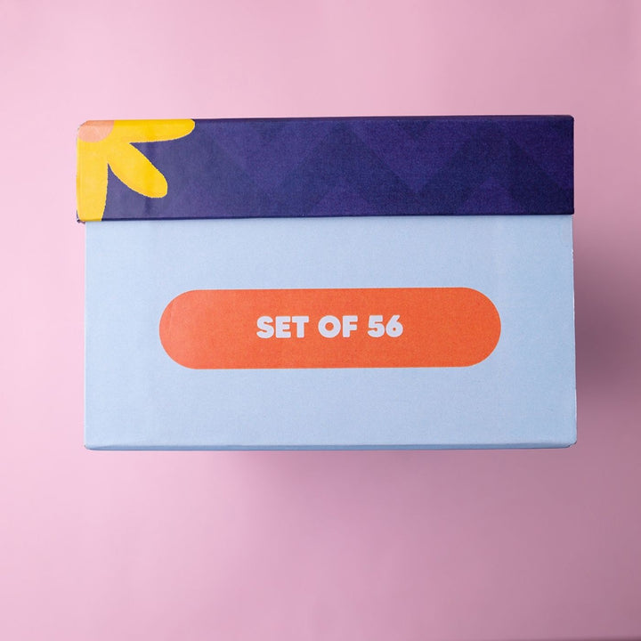 Handmade Milestone Paper Cards | Set Of 50