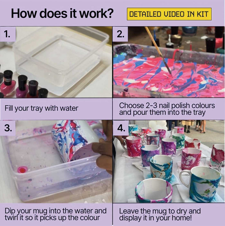 Mug Marbling DIY Kit