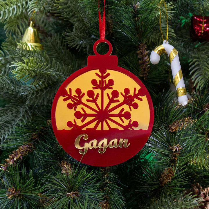 Personalized Layered Acrylic Ornaments For Christmas Tree Decoration